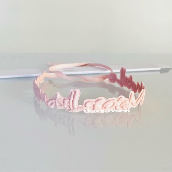 CHANEL Coco Mademoiselle Embroidered Letterings Decorative Ribbon Tie - Picture 4 of 8